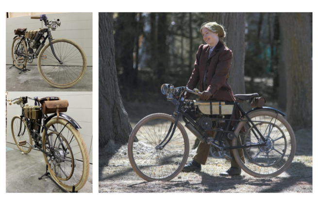 motorcycle bicycle ms. stacy anne with an e