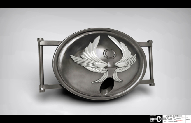 angel harness buckle locke and key