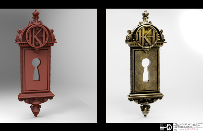 keyhole locke and key