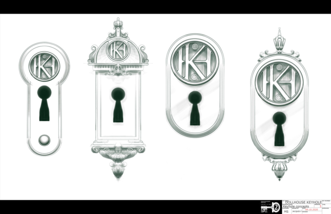 keyhole locke and key