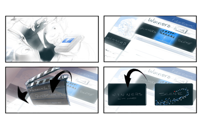 winners scene storyboard