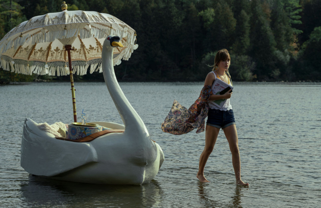 swan boat locke and key